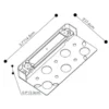 Pro-Trade Ledge Light LL2 w/ Removable LED Module Black Finish 5.7" 0.8W 2700K (PT-LL2-BK-LED)