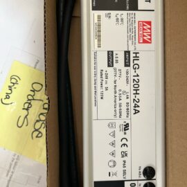 Mean Well HLG-120H-24A 120W 24V 5A Constant Voltage LED Driver Power Supply (HLG-120H-24A)